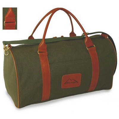 Club Duffle Bag (18 Oz. Dyed Canvas/Leatherette)