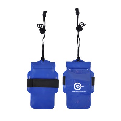 Waterproof Phone Pouch Armband with Lanyard