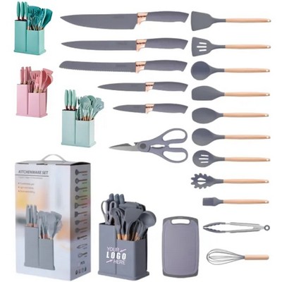 Silicone Kitchenware Set of 19