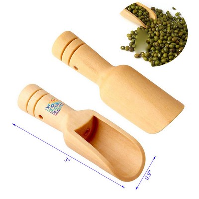 Kitchen Supplies Healthy Nature Mini Wooden Cooking Non Scratch Seasoning Spoon