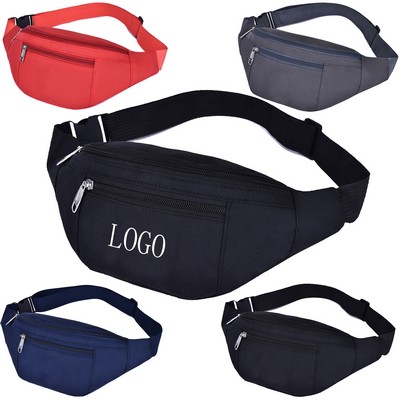 3 Zippered Budget Fanny Pack