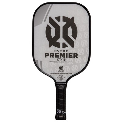 Escalade Sports Onix - Evoke Premier Ct-16 Pickleball Paddle - White