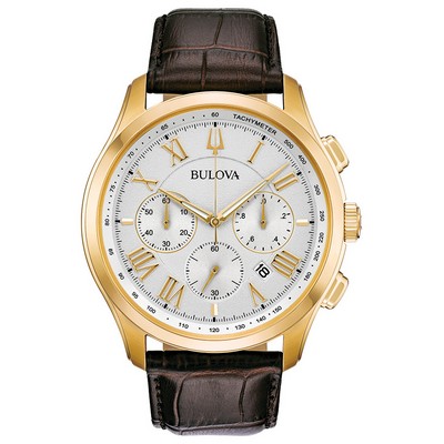 Bulova Watches Men's Wilton Strap Watch From The Classic Collection