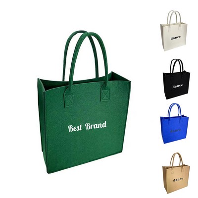 Reusable Felt Tote Bag