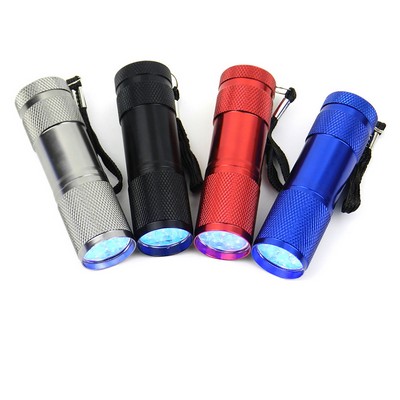 Compact Black UV Mini Flashlight