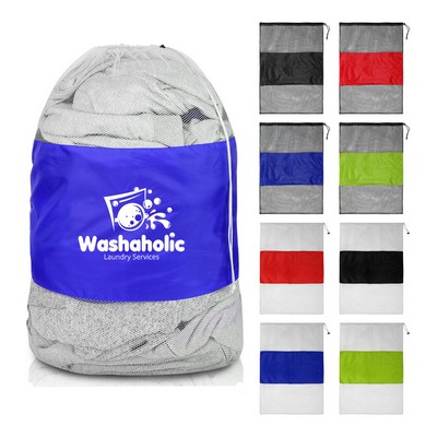 Large Capacity Mesh Laundry Bag