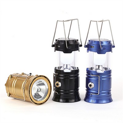 Retro Pop Up Camping Portable Rechargeable Led Lantern