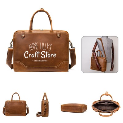 Business Travel Leather Bag