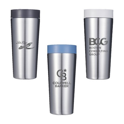 Circular 16 oz. Recycled Stainless Cup, Laser - Premium