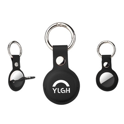 PU Leather Key Ring Tag Holder