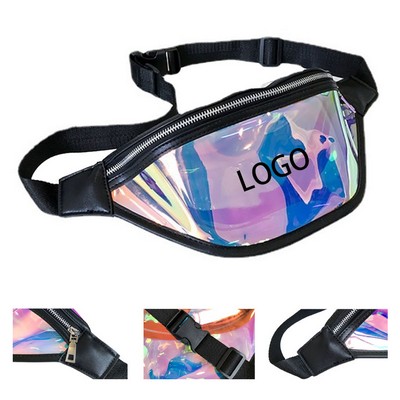 Holographic PVC Fanny Bag