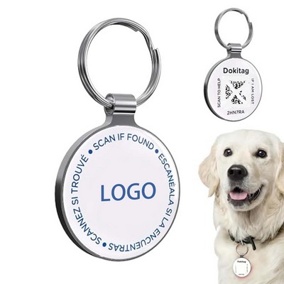 PET Information Storing NFC Smart Dog & Cat ID Tag