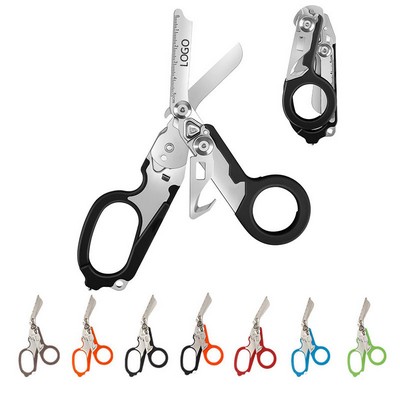 Multifunctional Outdoor Tactical Folding Medical Scissors