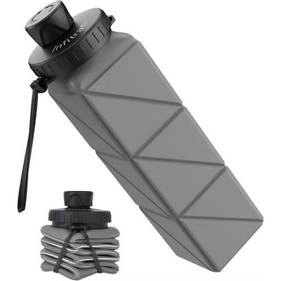 Collapsible Silicone Water Bottle for Travel & Outdoor