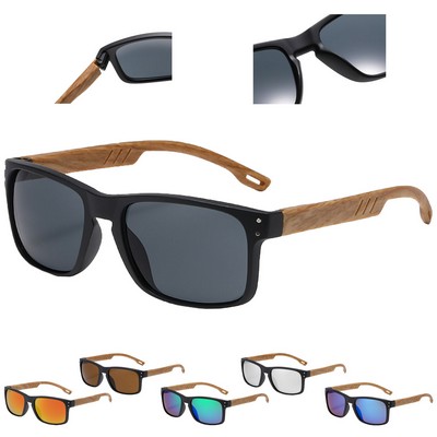 Square Wooden Sunglasses