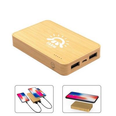 Bamboo Wireless Power Bank