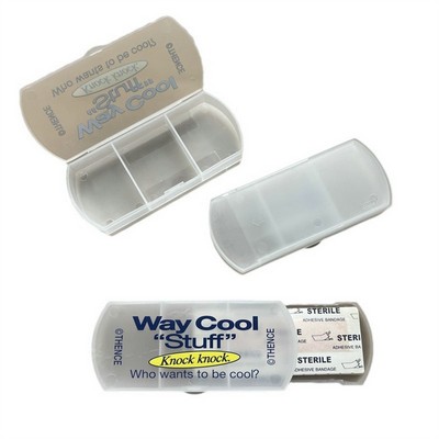 2-in-1 Band Aid Box and 3 panel Medicine Box