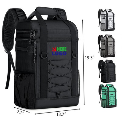 Cooler Backpack 36 Cans Multifunctional Leakproof Cooler Backpack with Padded Top Handle