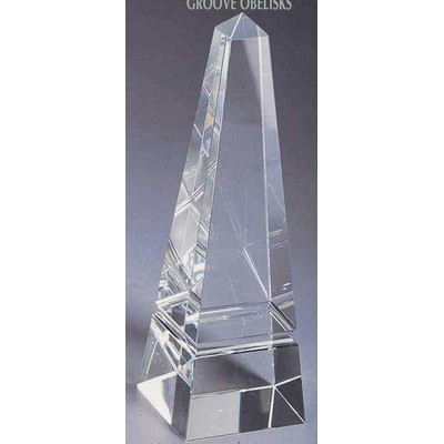 Crystal Awards/Groove Obelisks (8"x2-1/2"sq.)