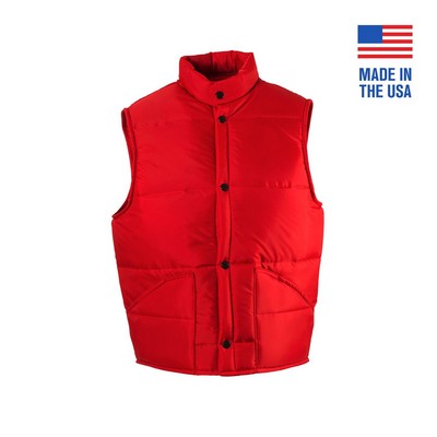 Nylon Down Look Vest - Domestic