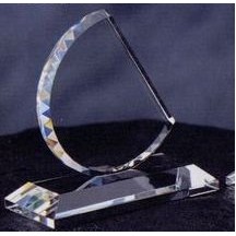 Crystal Sail Award (5"x4¾")