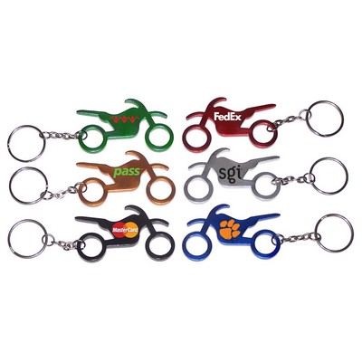 Motorbike Shape Bottle Opener with Key Chain (Large Quantities)