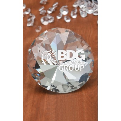 Large Diamanté Paperweight