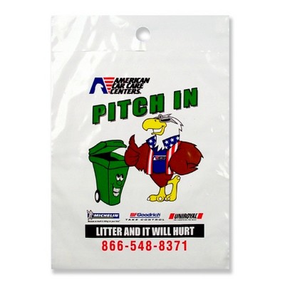 2.0 Mil Litter Bag- Short Run Program (9"x12")