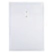 Clear Poly Envelope w/Button String Closure (10 ¼" x 14" x 1")