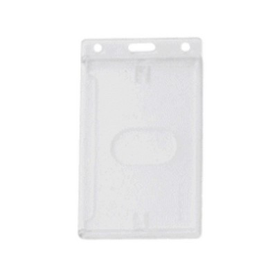 2.18" W x 3.38" H - Vertical Rigid Card Holder (Blank)