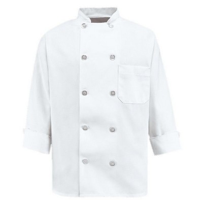 Red Kap™ Chef Designs Women's Chef Coat w/Thermometer Pocket - White