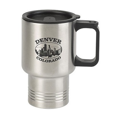 16 Oz. Travel Stainless Steel Mug