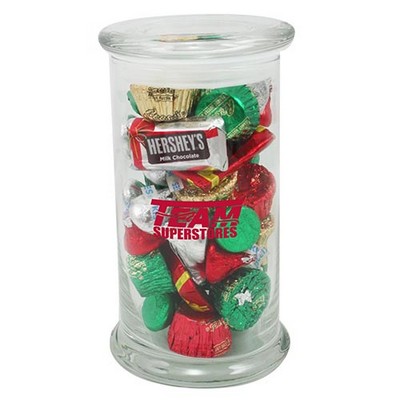 Status Glass Jar - Hershey's® Holiday Mix (20.5 Oz.)