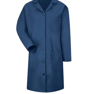 Red Kap™ Women's Lab Coat w/Six Button Closure - Navy Blue