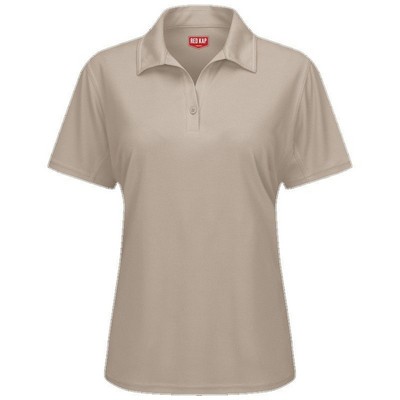 Red Kap™ Women's Short Sleeve Performance Knit® Flex Series Pro Polo - Tan