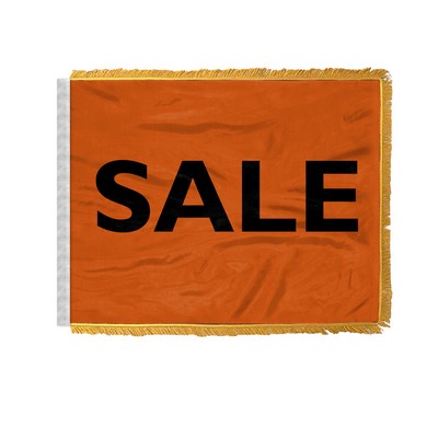 Sale Antenna Flags 12x18 inch (Orange & Black)