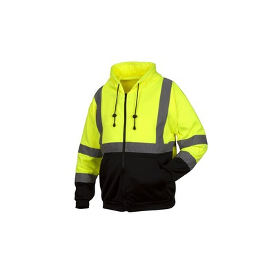 Pyramex Lumen-X Class 3 Hi-Vis Full Zip Sweatshirt