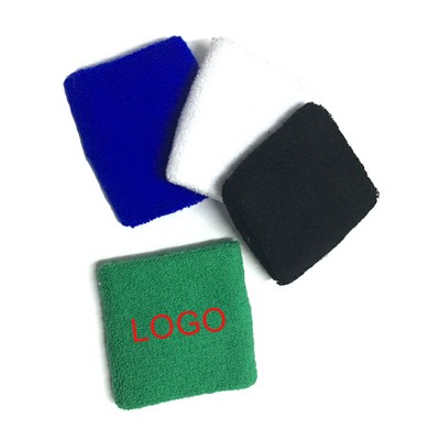 Sport Embroidery Cotton Wristband