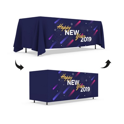 8' to 6' Convertible Dye Sublimated Table Throw