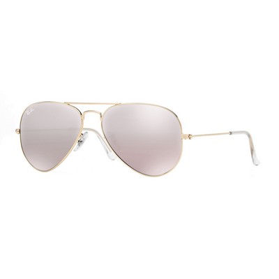 Ray-Ban® Pink Flash Aviator Sunglasses