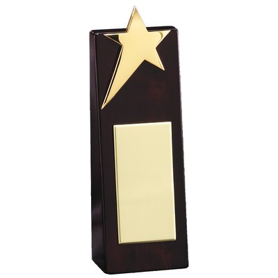 Rosewood Tower w/Gold Shooting Star