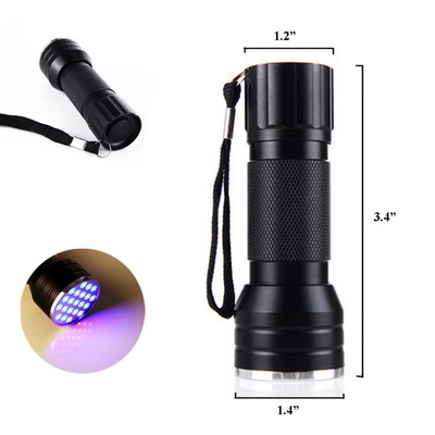 21 LED UV Flashlights