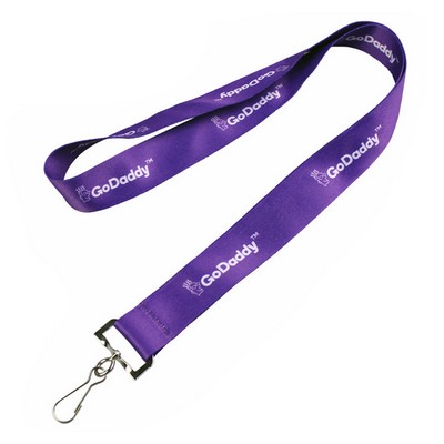 3/4" Dye Sublimated Lanyard w/J-hook