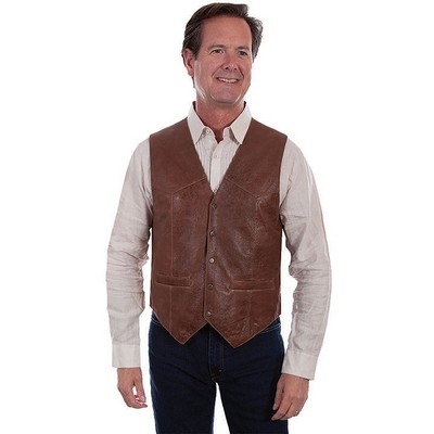 Men's Vintage All Leather Vest