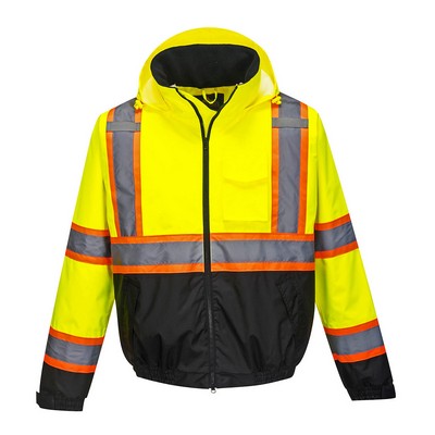 Hi-Vis 2-in-1 Contrast Bomber Jacket