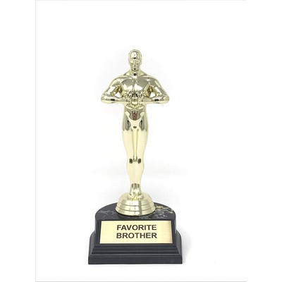 Favorite Brother Trophy- 7 Inch Novelty Trophy