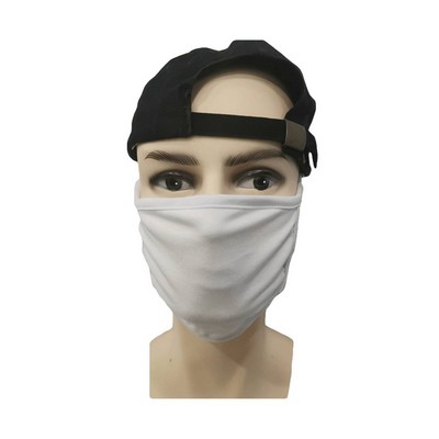 2-Ply Reusable Plain Polyester Face Mask