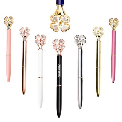 Twisted Action Clover Diamond Pen