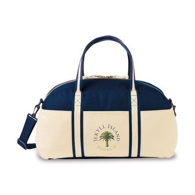 Nantucket Cotton Weekender Bag - Navy