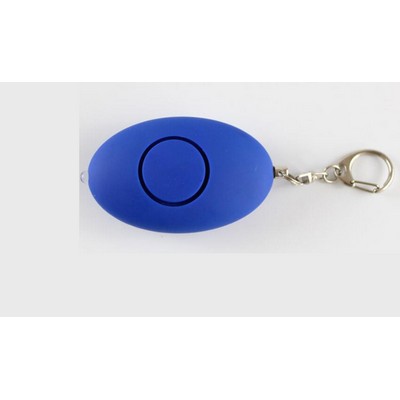 Oval Alarm LED Keychain